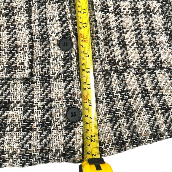 MyStyle Women's Cropped Button-Up Tweed Jacket Size L - Picture 7 of 11